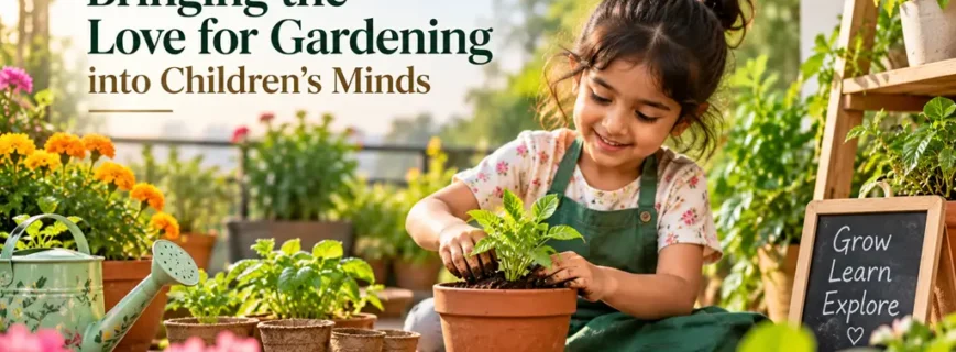 Gardening in Children mind