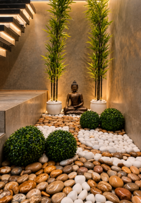 Modern Zen Meditation Nook