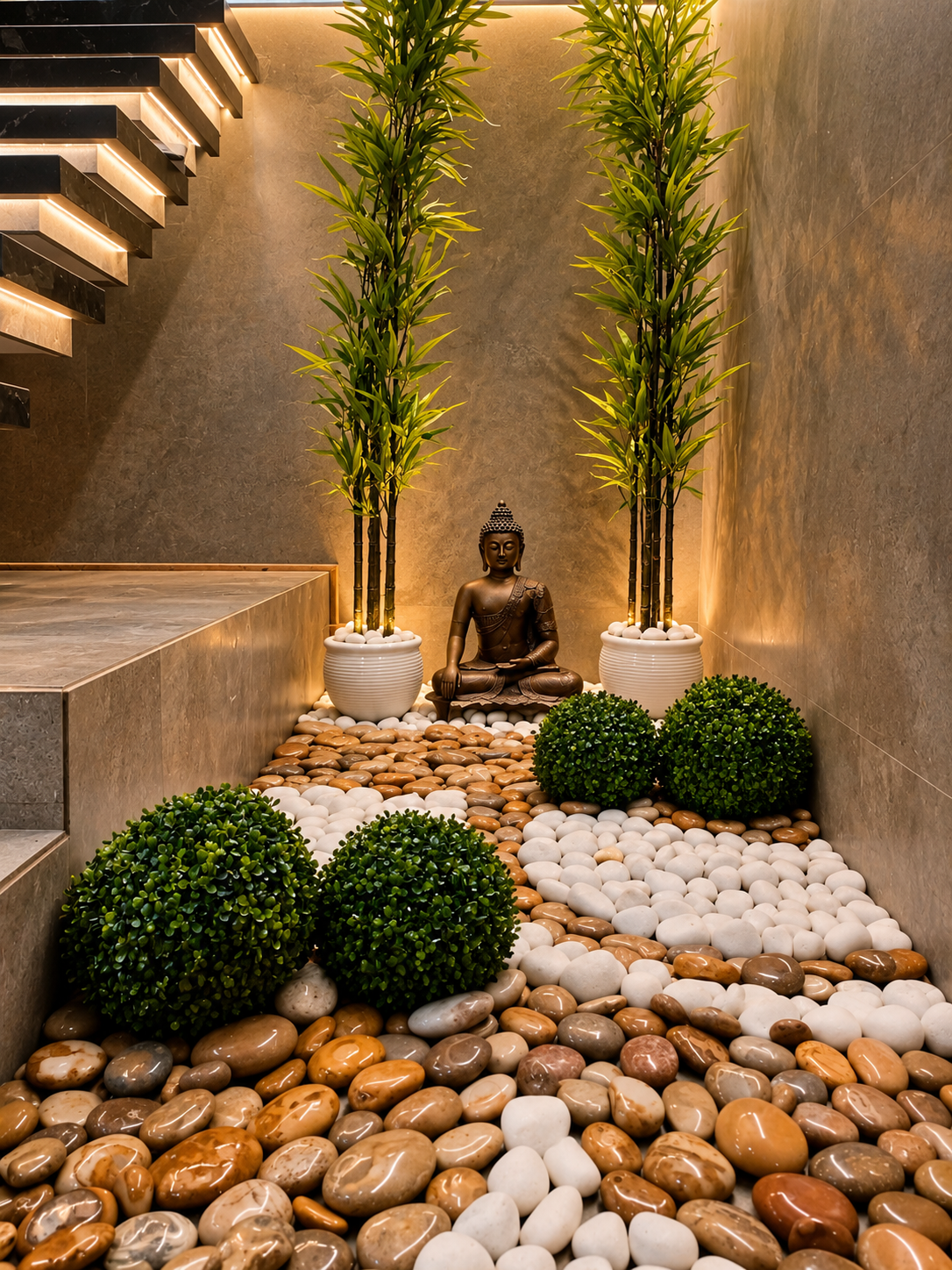 Modern Zen Meditation Nook